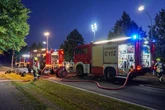 Explosion in Gartenlaube: Hubschrauber bringt schwerverletzte Frau ins Krankenhaus