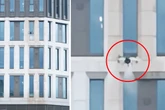 Ungewöhnliche Sichtung am Dresdner Stadtforum: Was macht die Drohne denn da?