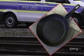Frau vermöbelt Mann in S-Bahn bei Streit mit Bratpfanne