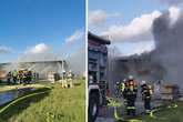 350.000 Euro Schaden bei Lagerhallen-Brand auf Obsthof im Alten Land