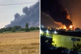 Ukraine-Krieg: Russische Öl-Anlagen nach Langstrecken-Angriffen in Flammen
