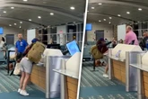 Frau darf nicht ins Flugzeug, dann dreht sie durch und greift einen Mitarbeiter an