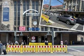Lebensgefahr vorm Leipziger Hauptbahnhof: Fußgänger ignorieren Sperrung
