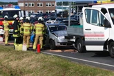 Auffahrunfall mit Kleinkind an Bord: Straße muss kurzzeitig voll gesperrt werden