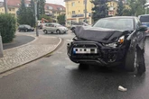 Crash in Blasewitz: Autos an Kreuzung zusammengeknallt