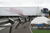 Lkw durchbricht Mittelleitplanke auf der A14 bei Leipzig: Kilometerlanger Stau