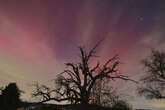 Naturschauspiel zu Neujahr: Polarlichter erhellen Himmel