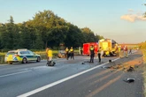 Autofahrer lebensgefährlich verletzt! A2 nach Unfall stundenlang gesperrt