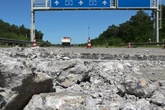 Blow-Ups: A10 am Wochenende zur Reparatur von Hitzeschäden gesperrt