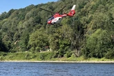 Alarm auf der Elbe bei Pirna: Warum kreist hier ein Rettungshubschrauber?