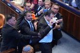 Nahost-Konflikt: Zwischenfall während Trumps Rede in Israel