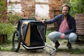 Er kann bis zu 80 Kilo laden: Designer startet mit Radanhänger durch