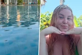 Frau dreht Urlaubsvideo: Als sie zum Pool blickt, bricht Panik aus