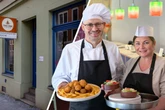 Ukrainisches Paar experimentiert mit herzhaften Bällchen