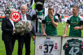 Bei emotionalem Legenden-Abschied: Gladbach rettet sich kurios, SGE fixiert Platz sechs!