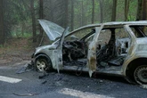 Auto in Flammen: Fahrzeugbrand in Bannewitz greift auf Bäume über