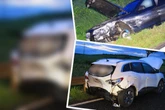 Auto-Fahrer will nach Unfall helfen, plötzlich kracht es erneut: Bundesstraße voll gesperrt