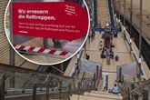 Hier ist Laufen angesagt! Rolltreppen am Leipziger Markt noch monatelang gesperrt
