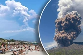 Heftiger Vulkan-Ausbruch: Ätna spuckt Feuer, gigantische Rauchwolke steigt auf