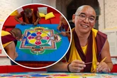 Mandala der Liebe: Was machen tibetische Mönche im Japanischen Palais?