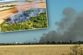 Riesige Rauchwolke an sächsischer Landesgrenze: Feuerwehren rücken zu Waldbrand aus
