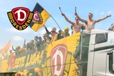 30.000 feiern Dynamo und den Aufstieg! Unglaubliche Party am Terrassenufer