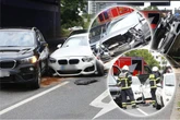 Mercedes-Fahrerin brettert über rote Ampel und sorgt für Massen-Crash