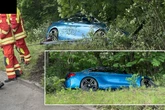 Beim Abbiegen zu stark beschleunigt: BMW-Fahrer landet mit PS-Monster fast im Fluss!