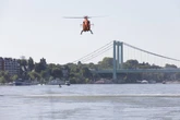 Schon wieder Mensch im Rhein vermisst: Such-Aktion mit Hubschrauber und Tauchern