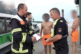 Polizei fischt Schwimmer aus Elbe, doch das war noch nicht alles