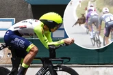 Schreckmoment beim Giro d&#039;Italia: Rad-Profi fast von Ziege weggerammt