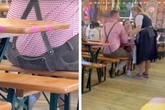 Wiesn-Gast sorgt für Staunen: "Wie hat er diese Hose anbekommen?"
