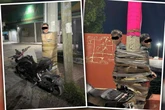 Heldenhaft oder skrupellos? Selbsternannter Batman klebt vermeintliche Diebe an Laternen fest