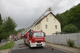 Feuerwehreinsatz in Chemnitz: Straße voll gesperrt