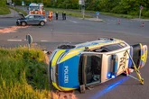 Streifenwagen-Crash in Erfurt! Audi knallt mit Polizeiauto zusammen: Vier Verletzte