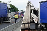Unfall legt A4 lahm: LKW-Fahrer kracht seinem Vordermann ins Heck