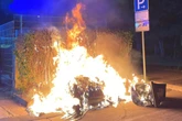 Flammen in der Nacht: Täter zünden in Erfurt mehrere Müllcontainer an