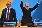 AfD-Bundesparteitag: Weidel und Chrupalla bleiben an Parteispitze, Höcke will "großartiges Deutschland"