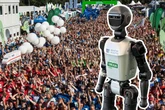 Erstmalig in Europa: Sächsischer Roboter will beim Firmenlauf den ersten Platz holen