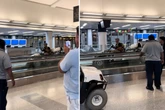 Chaos-Fahrt am Flughafen: Betrunkener klaut Golfkart und hinterlässt Schneise der Verwüstung