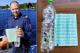 Mädchen (10) verschickt Flaschenpost und erhält Antwort - von der Polizei