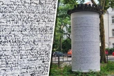 "Kunst an Kölner Litfaßsäulen": Neues Motiv von Hiltrud Gauf thematisiert Flüchtlingspolitik