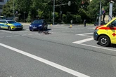 Kreuzungs-Unfall mit Radfahrer in Chemnitz