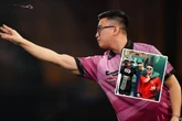 Darts-Star bugsiert Pfeil ins Publikum, deutscher Ex-Nationalspieler ist live dabei!