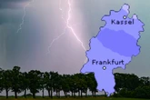 Gewitter mit Unwetter-Potenzial: Das Wetter in Frankfurt und Hessen
