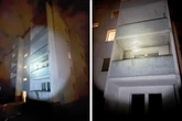 Balkon von Mehrfamilienhaus in Flammen: Polizei vermutet Brandstiftung