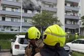 Wohnungsbrand in Hellersdorf: Zwei Menschen aus Flammen gerettet