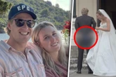 Bräutigam stiehlt Braut bei Hochzeitsfoto die Show: Der Grund ist ultra-peinlich