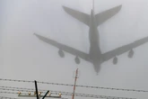 A380: Nebliger Empfang für den Flugzeug-Giganten in Dresden