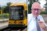 "Glücklichster Straßenbahnfahrer": Diese Haltestelle lässt Dresdens Tramfluencer sentimental werden